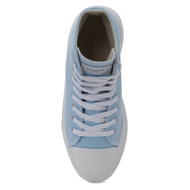 Женские высокие кеды TENDANCE VICTOR MID EXR, Артикул TD2118, голубой | 2904198. Ракурс 2