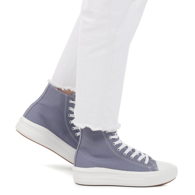 Женские высокие кеды TENDANCE VICTOR MID EXR, Артикул TD2118, темно-голубой | 2904201. Ракурс 8