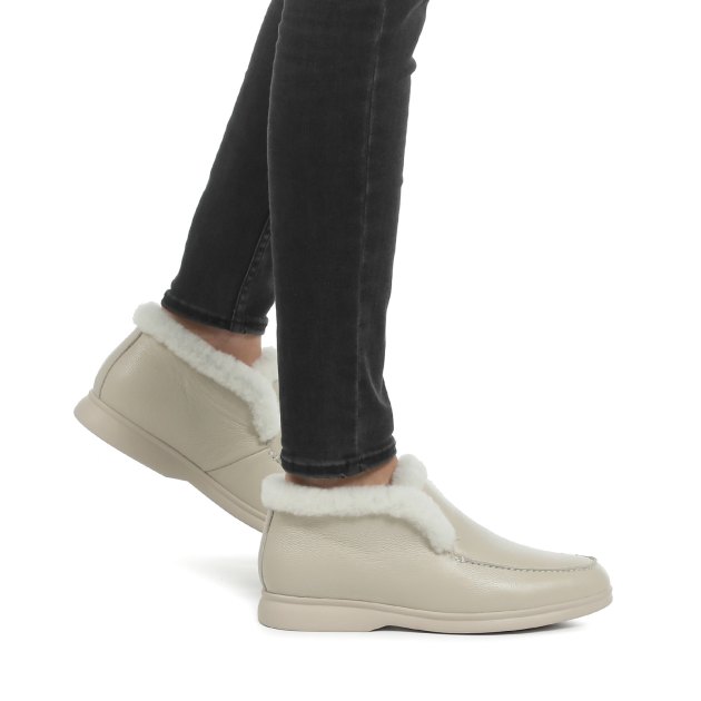 Женские высокие лоферы TENDANCE, Артикул 32055-10F-L, светло-бежевый | 2904817. Ракурс 5