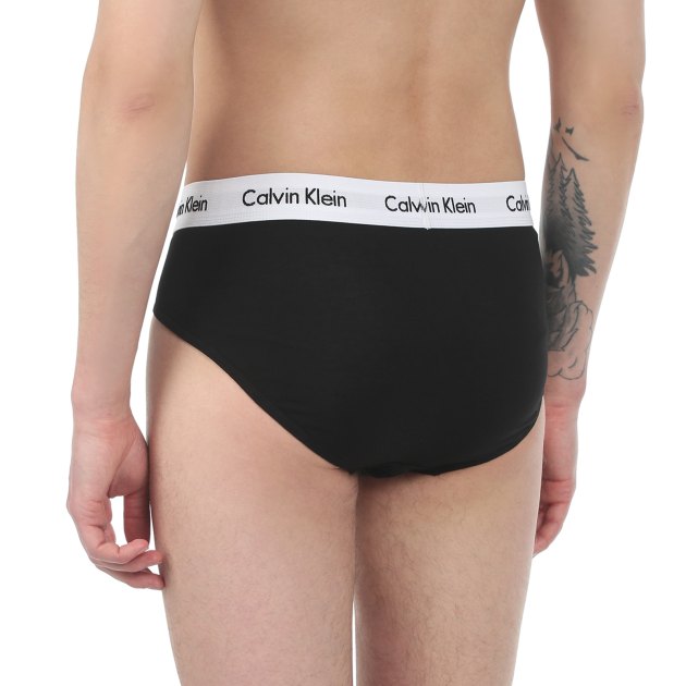 Мужские трусы 3 шт. CALVIN KLEIN 3P HIP BRIEF, Артикул 0000U2661G, мультицвет | 2907723. Ракурс 2