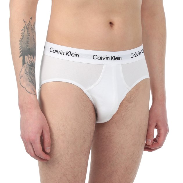 Мужские трусы 3 шт. CALVIN KLEIN 3P HIP BRIEF, Артикул 0000U2661G, мультицвет | 2907723. Ракурс 3