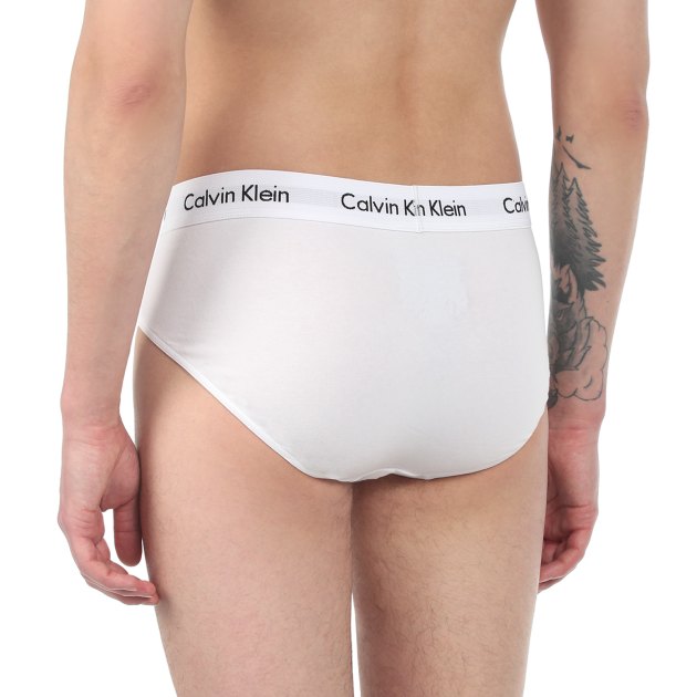 Мужские трусы 3 шт. CALVIN KLEIN 3P HIP BRIEF, Артикул 0000U2661G, мультицвет | 2907723. Ракурс 4