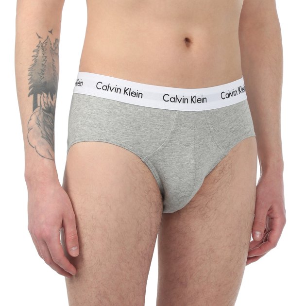 Мужские трусы 3 шт. CALVIN KLEIN 3P HIP BRIEF, Артикул 0000U2661G, мультицвет | 2907723. Ракурс 5