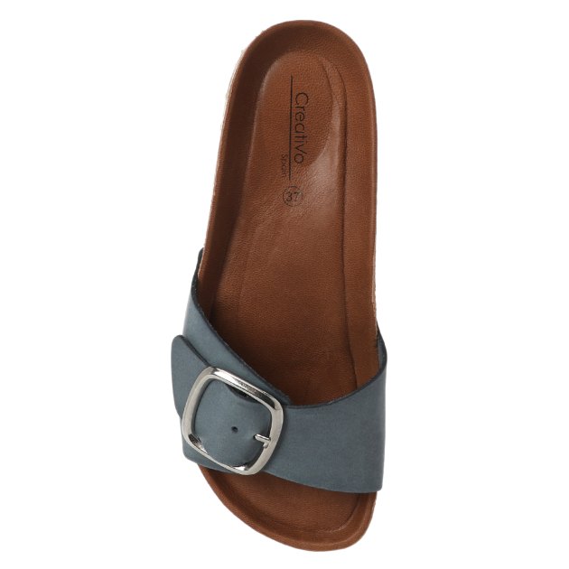 Женские шлепанцы CREATIVO SPAIN, Артикул csc1205, серо-голубой | 2913716. Ракурс 2