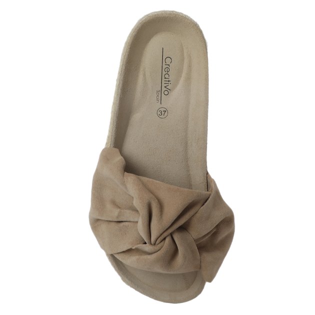 Женские шлепанцы CREATIVO SPAIN, Артикул csc1310, серо-бежевый | 2913785. Ракурс 2