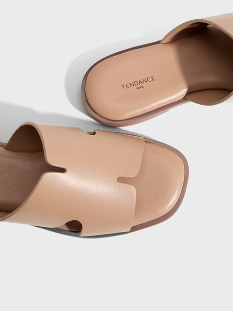 Женские шлепанцы TENDANCE, Артикул SX882-1, бежевый | 2918007. Ракурс 3