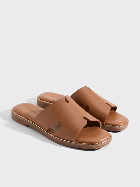 Женские шлепанцы TENDANCE, Артикул SX882-3, коричневый | 2918032. Ракурс 3