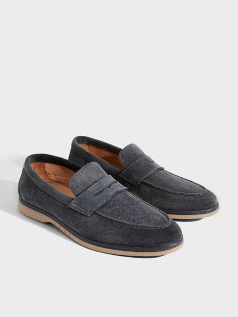 Мужские лоферы TENDANCE, Артикул TD-M20AB-86, серый | 2921614. Ракурс 3