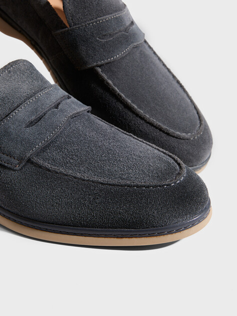 Мужские лоферы TENDANCE, Артикул TD-M20AB-86, серый | 2921614. Ракурс 4