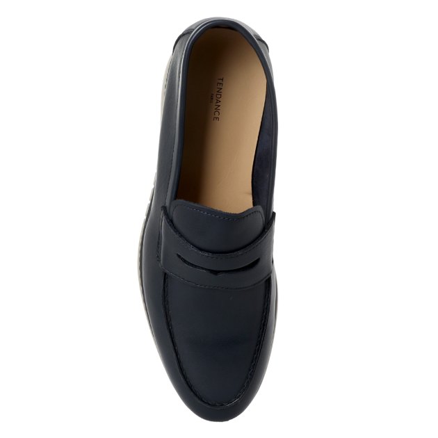 Мужские лоферы TENDANCE, Артикул TD-M20AB-86, темно-синий | 2921618. Ракурс 2