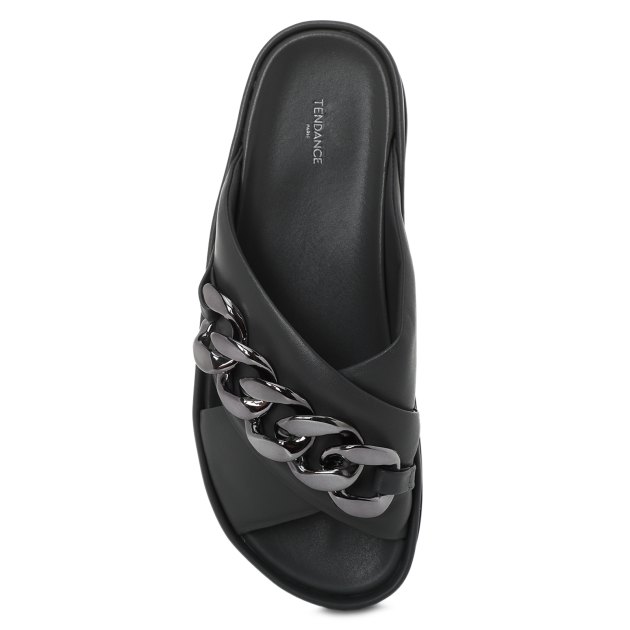 Женские шлепанцы TENDANCE, Артикул SL131-22-906, темно-серый | 2927569. Ракурс 2