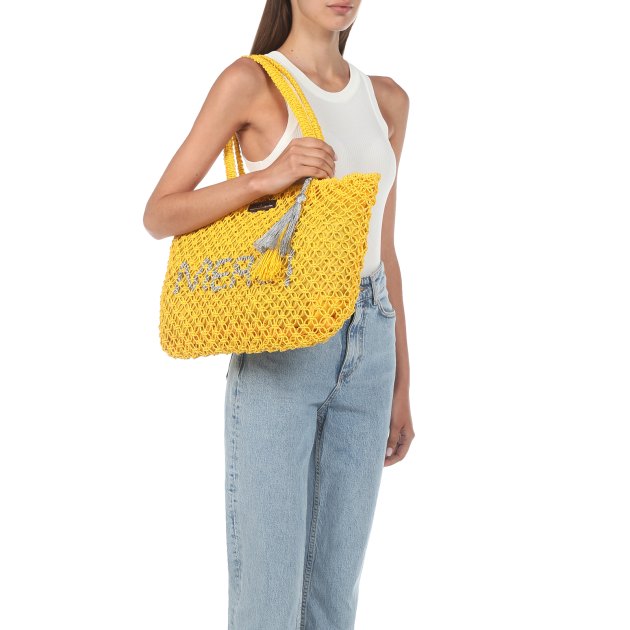 Женский шоппер LES TROPEZIENNES CLIPPERTON, Артикул CLI 01, желтый | 2929302. Ракурс 6