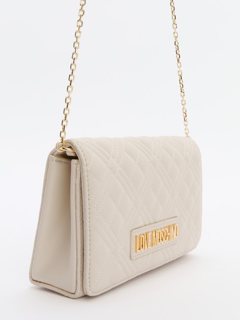 Клатч LOVE MOSCHINO SMART DAILY BAG, Артикул JC4079PP, светло-бежевый | 2935244. Ракурс 3