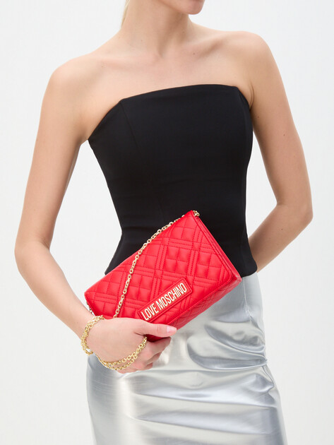 Клатч LOVE MOSCHINO SMART DAILY BAG, Артикул JC4079PP, красный | 2935246. Ракурс 2