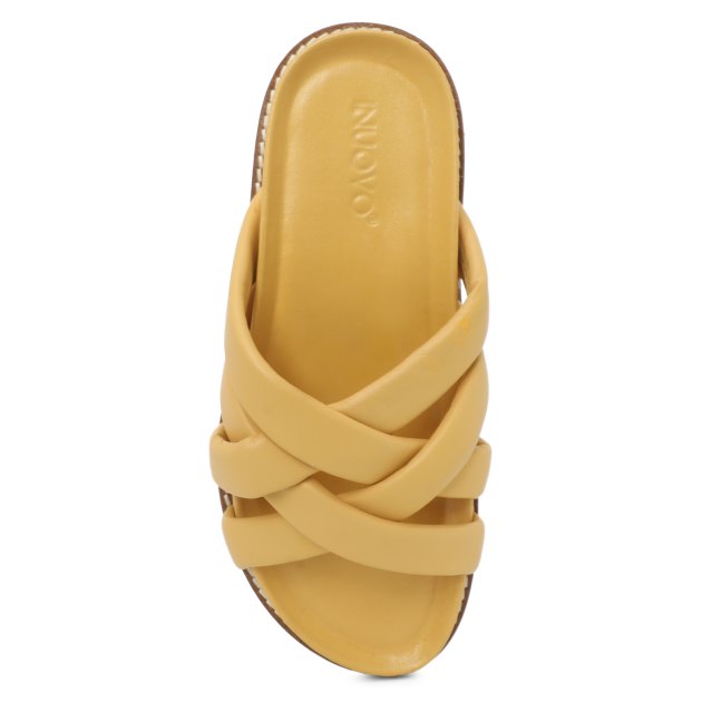 Женские шлепанцы INUOVO, Артикул 805001, темно-желтый | 2945658. Ракурс 2