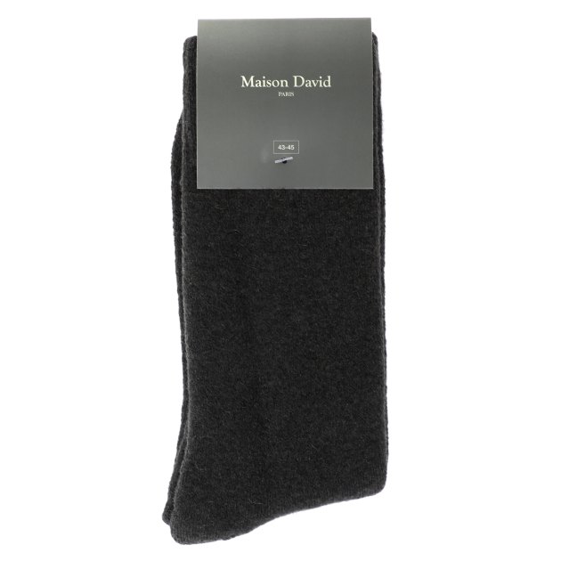 Носки MAISON DAVID Plain Socks, Артикул CXJ01, темно-серый | 2947597. Ракурс 2