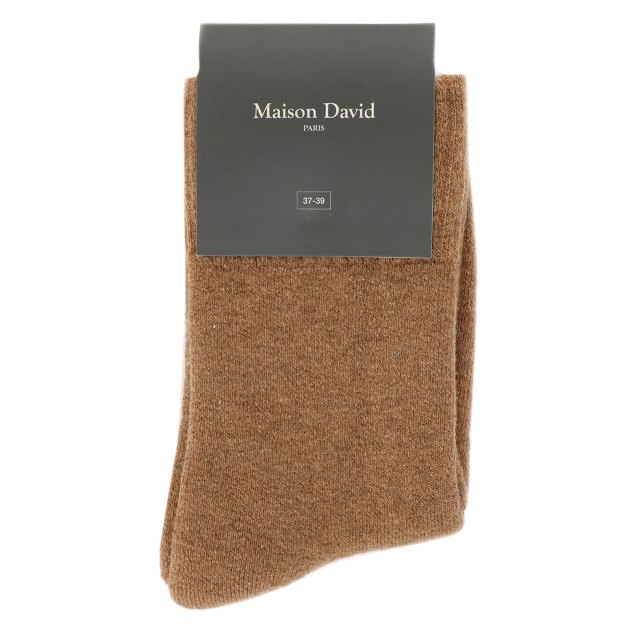 Женские носки MAISON DAVID Plain Socks, Артикул CXJ01, светло-коричневый | 2947599. Ракурс 2