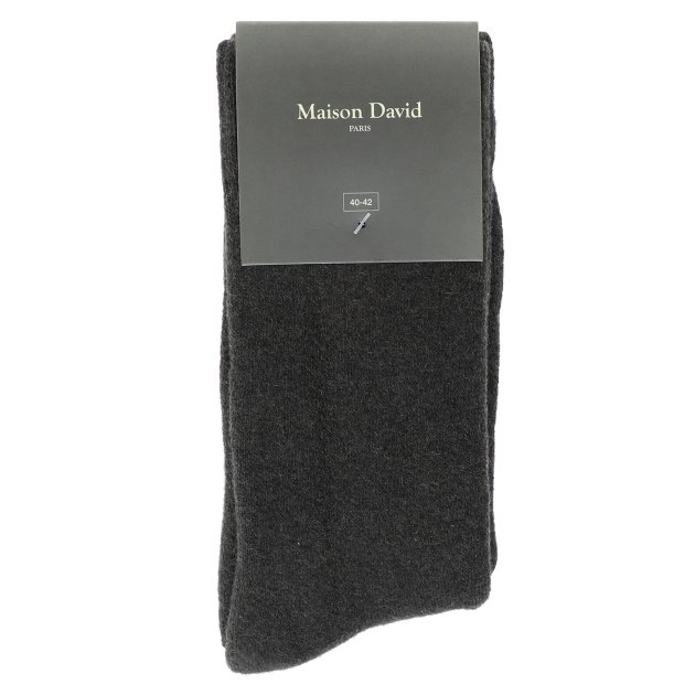 Женские носки MAISON DAVID Plain Socks, Артикул CXJ01, темно-серый | 2947700. Ракурс 2