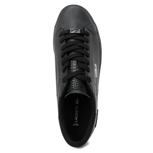 Мужские кеды LACOSTE POWERCOURT 1121 1, Артикул SMA0030 POWERCOURT 1121 1, черный | 2948283. Ракурс 3