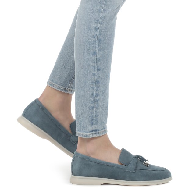 Женские лоферы TENDANCE, Артикул 32055-13W, серо-синий | 2953534. Ракурс 5
