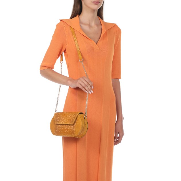 Кросс-боди DIVA`S BAG, Артикул TR254, коричнево-желтый | 2955009. Ракурс 6