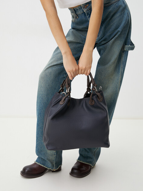 Женская сумка с ручками DIVA`S BAG, Артикул S7237, темно-синий | 2955031. Ракурс 2 Женская сумка с ручками DIVA`S BAG, Артикул S7237, темно-синий | 2955031. Ракурс 2