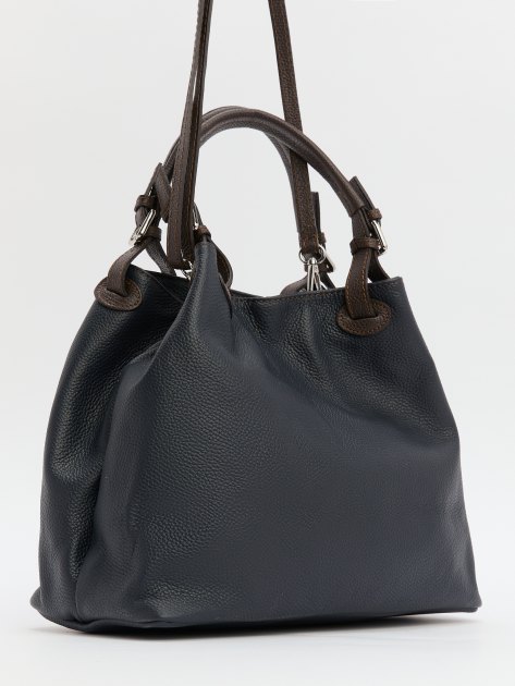 Женская сумка с ручками DIVA`S BAG, Артикул S7237, темно-синий | 2955031. Ракурс 3 Женская сумка с ручками DIVA`S BAG, Артикул S7237, темно-синий | 2955031. Ракурс 3