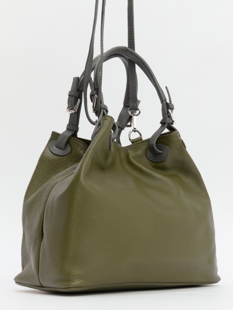 Женская сумка с ручками DIVA`S BAG, Артикул S7237, бежево-зеленый | 2955034. Ракурс 3 Женская сумка с ручками DIVA`S BAG, Артикул S7237, бежево-зеленый | 2955034. Ракурс 3