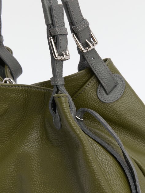 Женская сумка с ручками DIVA`S BAG, Артикул S7237, бежево-зеленый | 2955034. Ракурс 4 Женская сумка с ручками DIVA`S BAG, Артикул S7237, бежево-зеленый | 2955034. Ракурс 4