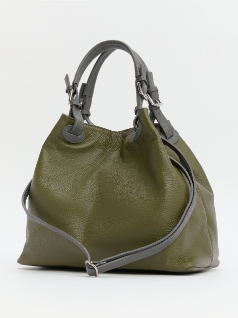 Женская сумка с ручками DIVA`S BAG, Артикул S7237, бежево-зеленый | 2955034. Ракурс 5 Женская сумка с ручками DIVA`S BAG, Артикул S7237, бежево-зеленый | 2955034. Ракурс 5