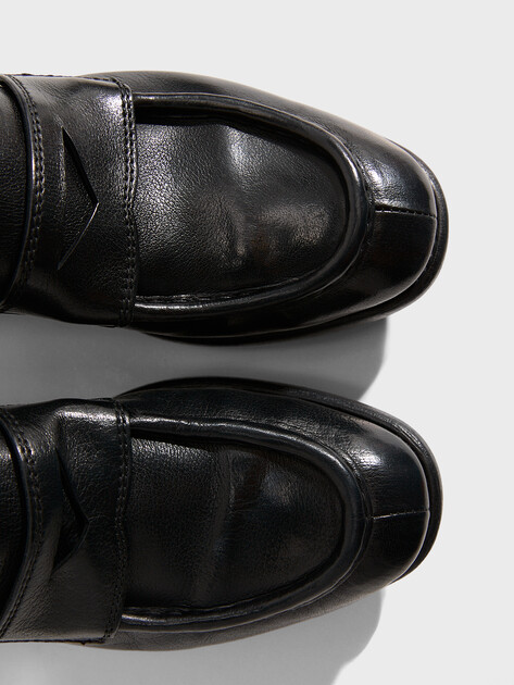 Женские лоферы OFFICINE CREATIVE, Артикул CALIXTE/025, черный | 2959515. Ракурс 4