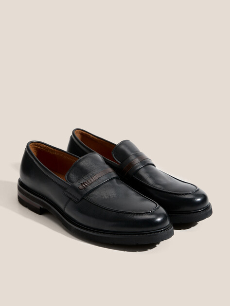 Мужские лоферы TENDANCE, Артикул Y113A-25E-A15, черный | 2971344. Ракурс 3