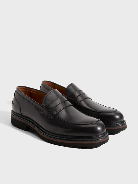 Мужские лоферы TENDANCE, Артикул T-2576D-5A, черный | 2972970. Ракурс 3