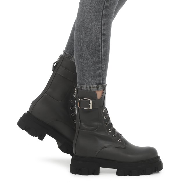 Женские полусапоги GIANNI RENZI, Артикул GR439P, темно-серый | 2986840. Ракурс 4