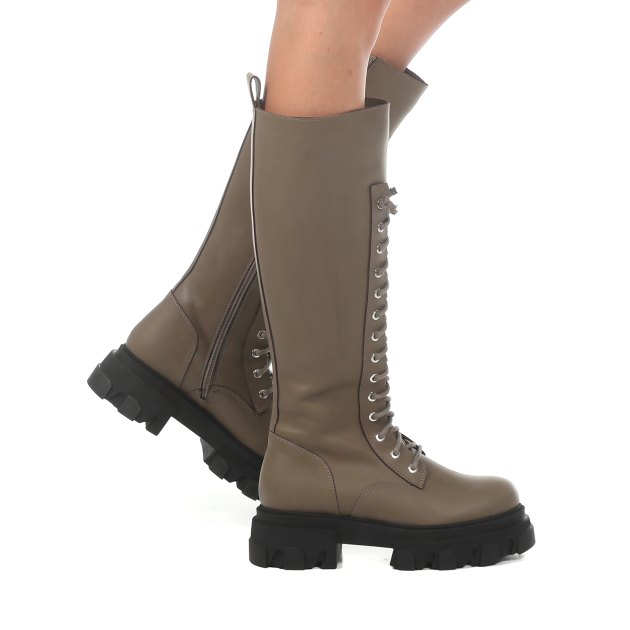 Женские сапоги GIANNI RENZI, Артикул GR436P, серо-коричневый | 2986867. Ракурс 4