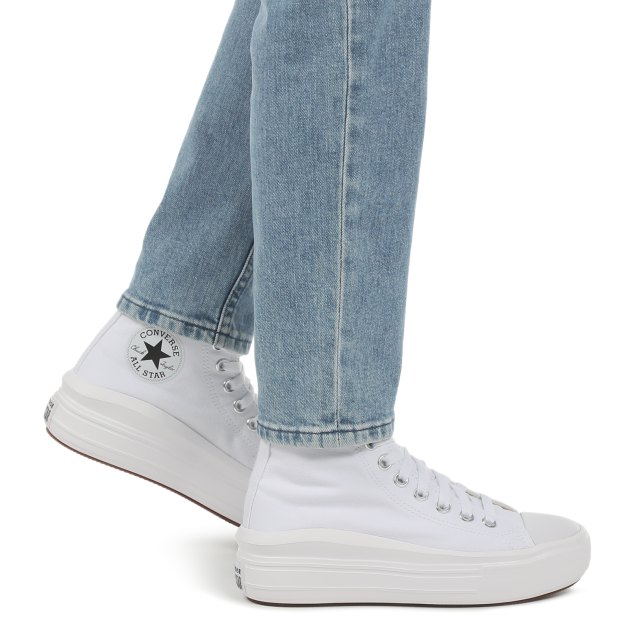 White hightop converse on sale