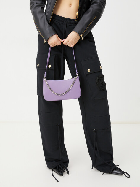 Женская сумка на плечо CALZETTI BAGUETTE, Артикул BAGUETTE, светло-фиолетовый | 3005855. Ракурс 2