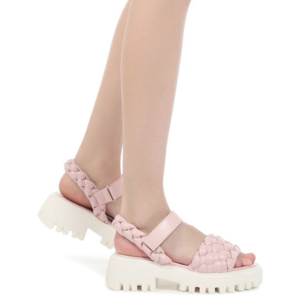 Женские сандалии LORIBLU, Артикул LIB079, бежево-розовый | 3009713. Ракурс 4