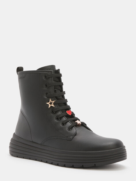 Детские ботинки GEOX J CASEY GIRL, Артикул J26ETA, черный | 3019655. Ракурс 2 Детские ботинки GEOX J CASEY GIRL, Артикул J26ETA, черный | 3019655. Ракурс 2