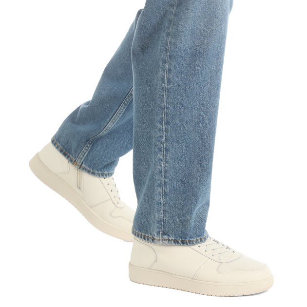 Мужские высокие кеды MAISON DAVID, Артикул H2583F-12, молочно-белый | 3026416. Ракурс 8