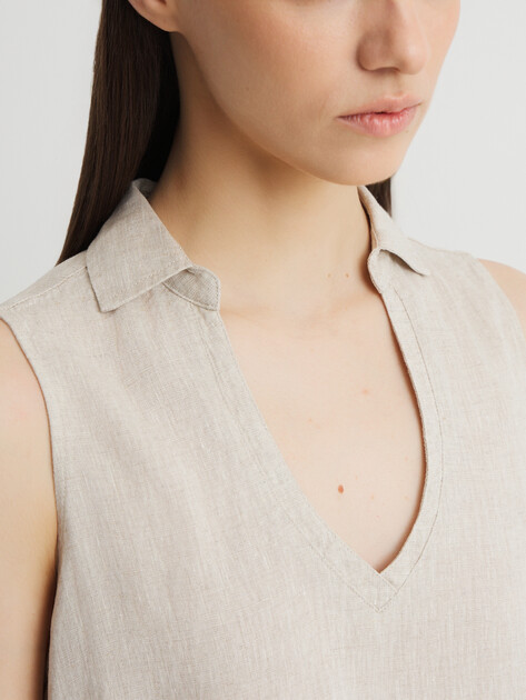 Женское платье MAISON DAVID, Артикул DRESS-2, песочно-бежевый | 3033169. Ракурс 3