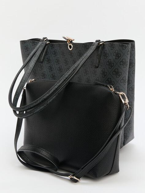 Женский тоут GUESS ALBY TOGGLE TOTE, Артикул HWSA7455230, темно-серый | 3033430. Ракурс 5