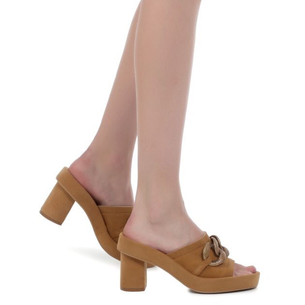 Мюли TENDANCE, Артикул В4693, темно-бежевый | 3041401. Ракурс 4