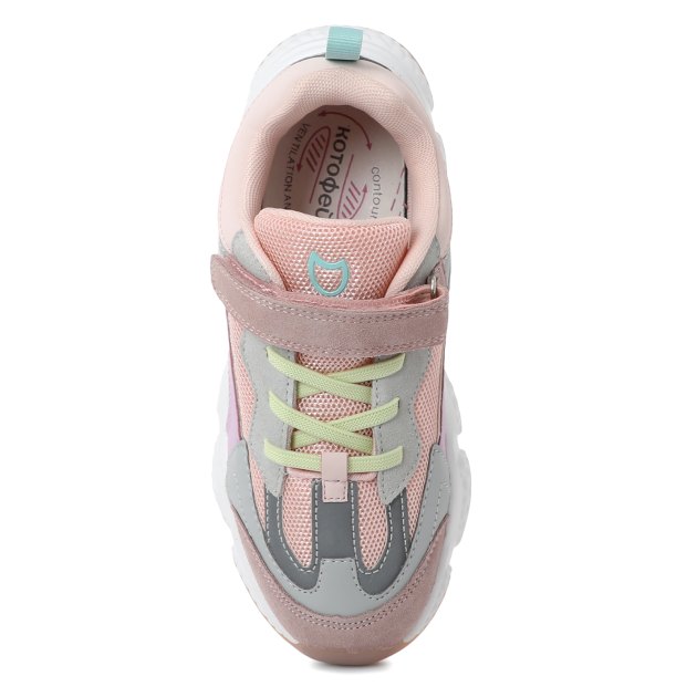 Детские кроссовки КОТОФЕЙ, Артикул 644381-71, розовый | 3045052. Ракурс 2
