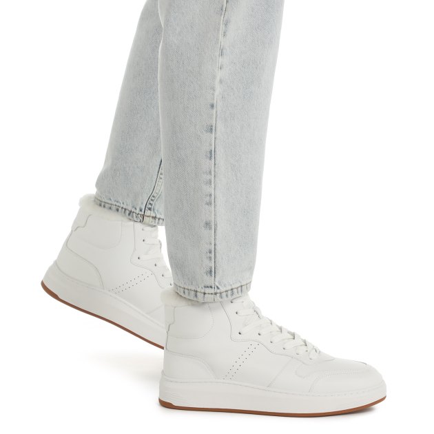 Мужские высокие кеды TENDANCE, Артикул HC2138N-01M, белый | 3058420. Ракурс 4