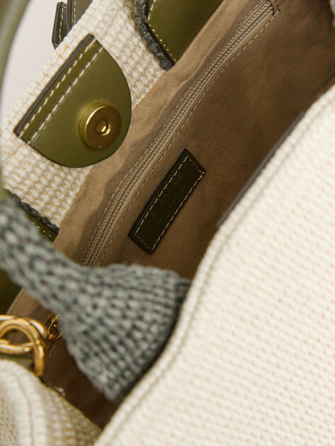 Сумка летняя с ручками TENDANCE, Артикул A262, темно-зеленый | 3073675. Ракурс 5