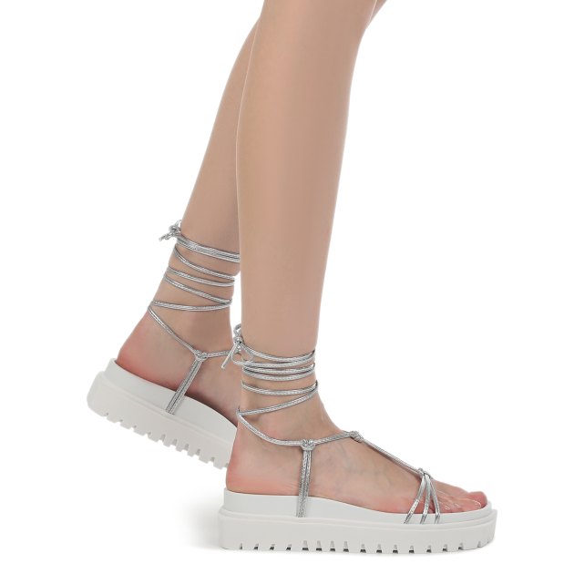 Женские сандалии TENDANCE, Артикул Y01, серебряный | 3077610. Ракурс 4