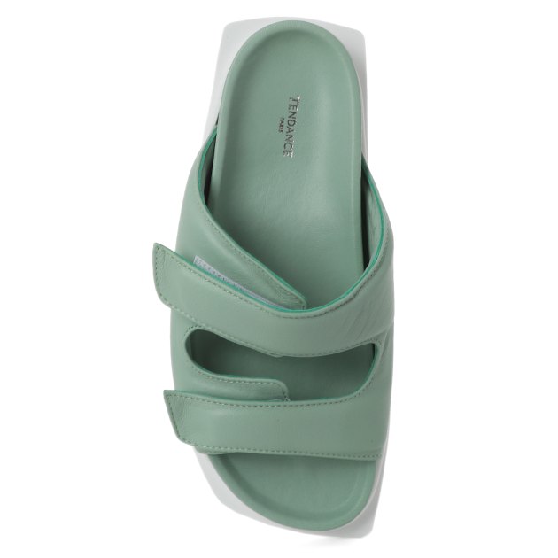 Женские шлепанцы TENDANCE, Артикул Y03, светло-зеленый | 3077623. Ракурс 2