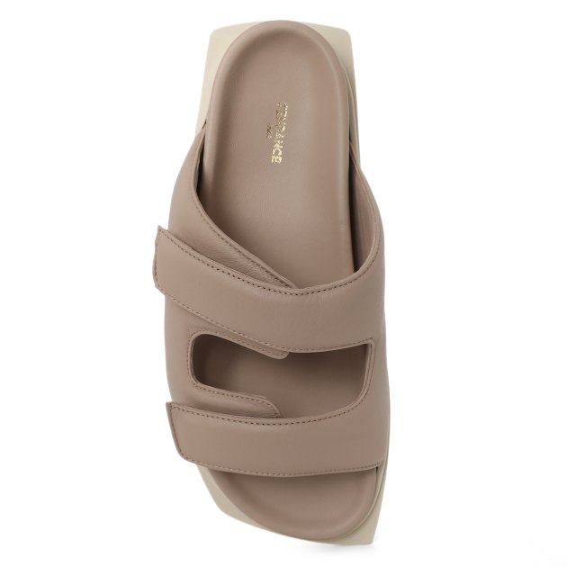 Женские шлепанцы TENDANCE, Артикул Y03, розово-бежевый | 3080111. Ракурс 2