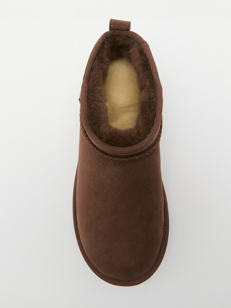 Женские угги UGG CLASSIC ULTRA MINI, Артикул 1116109, темно-коричневый | 3083793. Ракурс 4